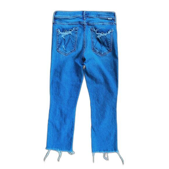 Mother Denim Blue Rascal Ankle Chew Jeans Women's Size 30 - Picture 8 of 12